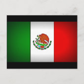 Carte Postale Drapeau mexicain stylisé (Devant)