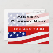 Carte Postale Drapeau moderne des États-Unis (Devant / Derrière)