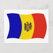 Carte postale Drapeau Moldavie (Devant)