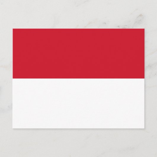 Carte postale Drapeau Monaco (Devant)