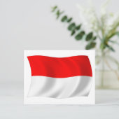 Carte postale Drapeau Monaco (Debout devant)