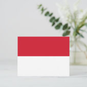Carte postale Drapeau Monaco (Debout devant)