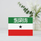 Carte Postale Drapeau mondial du Somaliland (Debout devant)