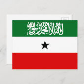 Carte Postale Drapeau mondial du Somaliland (Devant / Derrière)