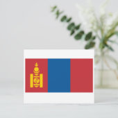 Carte postale Drapeau Mongolie (Debout devant)