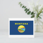 Carte postale Drapeau Montana (Debout devant)