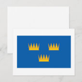 Carte Postale Drapeau Munster (Devant / Derrière)