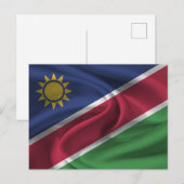 Carte Postale Drapeau Namibie (Devant / Derrière)