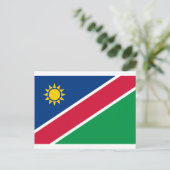 Carte Postale Drapeau Namibie (Debout devant)