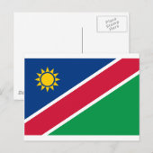 Carte Postale Drapeau Namibie (Devant / Derrière)