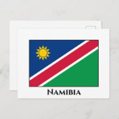 Carte Postale Drapeau namibien (Devant / Derrière)