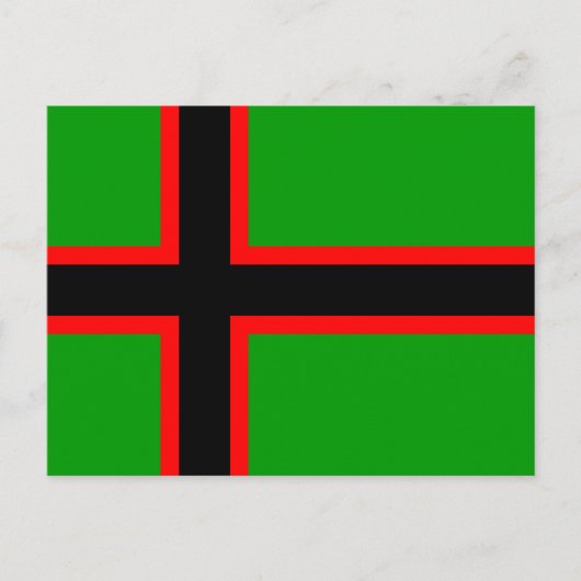 Carte Postale Drapeau national de Carélie (Devant)