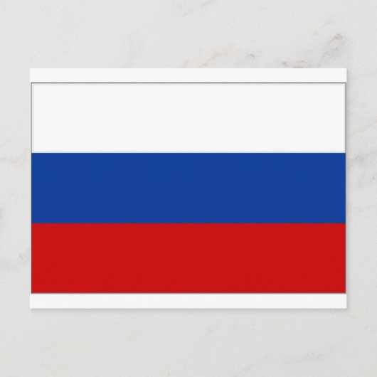 Carte Postale Drapeau national de la Fédération de Russie (Devant)