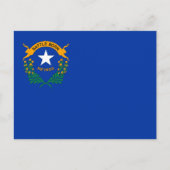 Carte Postale Drapeau national du Nevada (Devant)