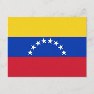 Carte Postale Drapeau national du Venezuela