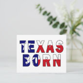 Carte Postale Drapeau né au Texas (Debout devant)