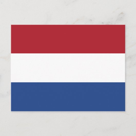 Carte Postale Drapeau néerlandais (Devant)