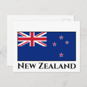 Carte Postale Drapeau néo-zélandais (Devant / Derrière)