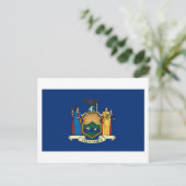 Carte postale Drapeau New York (Debout devant)
