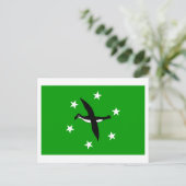 Carte Postale Drapeau Ngchesar (Debout devant)