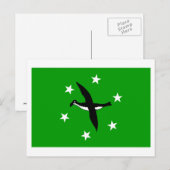Carte Postale Drapeau Ngchesar (Devant / Derrière)