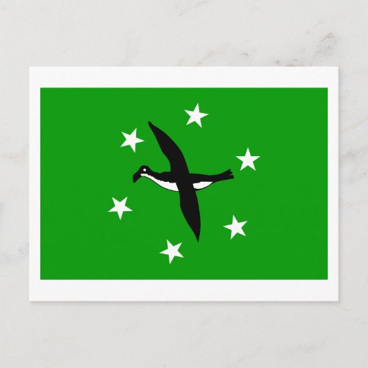 Carte Postale Drapeau Ngchesar (Devant)
