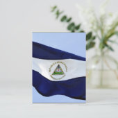 Carte Postale drapeau nicaraguayen (Debout devant)