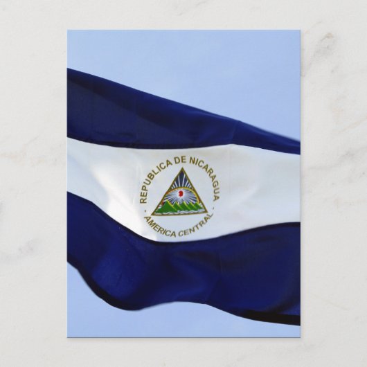Carte Postale drapeau nicaraguayen (Devant)