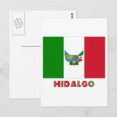Carte Postale Drapeau non officiel de Hidalgo (Devant / Derrière)