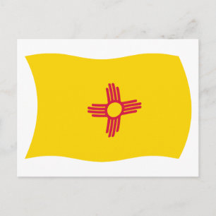 Carte postale Drapeau Nouveau Mexique
