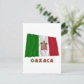 Carte Postale Drapeau officieux de Oaxaca (Debout devant)