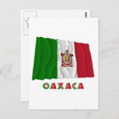 Carte Postale Drapeau officieux de Oaxaca (Devant / Derrière)