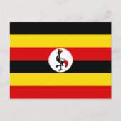 Carte postale drapeau Ouganda (Devant)