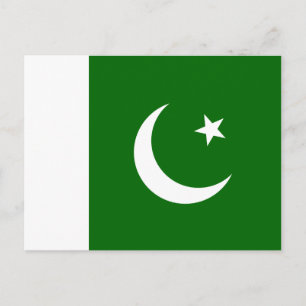 Carte postale Drapeau Pakistan