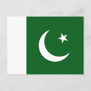 Carte postale Drapeau Pakistan