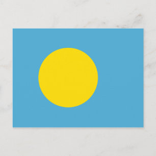 Carte postale Drapeau Palau