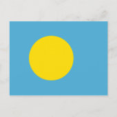 Carte postale Drapeau Palau (Devant)
