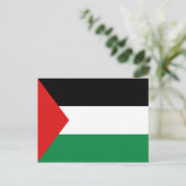 Carte postale Drapeau Palestine (Debout devant)