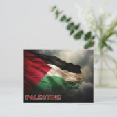 Carte Postale Drapeau palestinien (Debout devant)