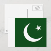 Carte Postale Drapeau palestinien (Devant / Derrière)