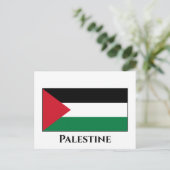 Carte Postale Drapeau palestinien (Debout devant)