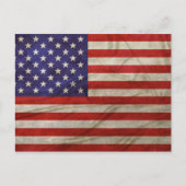 Carte Postale Drapeau patiné (Devant)