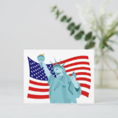 Carte Postale Drapeau patriotique (Debout devant)