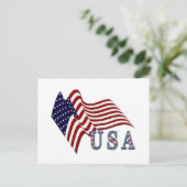 Carte postale Drapeau Patriotique (Debout devant)