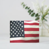 Carte Postale Drapeau patriotique (Debout devant)