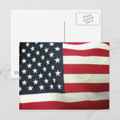 Carte Postale Drapeau patriotique (Devant / Derrière)