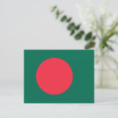 Carte postale Drapeau Patriotique Bangladais (Debout devant)