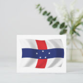 Carte postale Drapeau Pays-Bas Antilles (Debout devant)