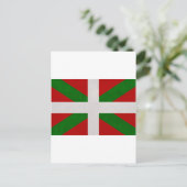 Carte Postale Drapeau Pays Basque Euskadi (Debout devant)