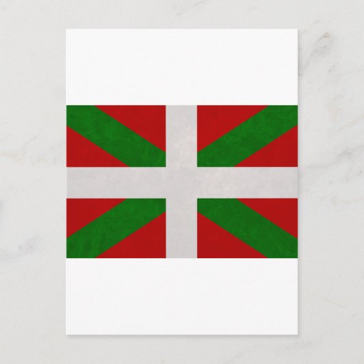 Carte Postale Drapeau Pays Basque Euskadi (Devant)